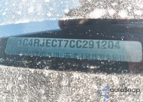 2012 Jeep Grand Cherokee Overland z USA, uszkodzony, nr VIN 1C4RJECT7CC291204